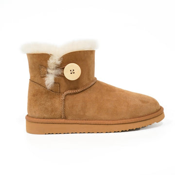Women's Mid-upper sheepskin boots 100% natural Australian merino sheepskin